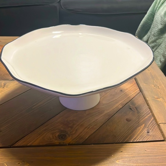 NWT large pedestal tray, by Santa Barbara design studio really modern and fun! - Picture 1 of 5